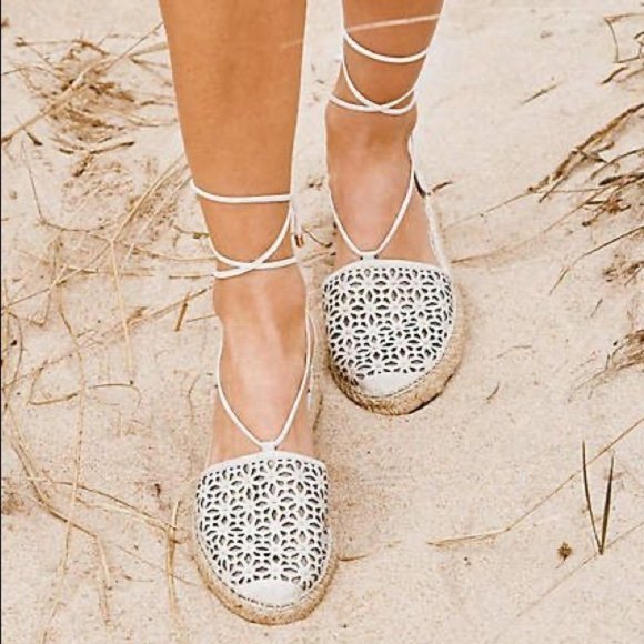 Anthropologie Jasper & Jeera Espadrilles Tan 7 - Picture 7 of 7